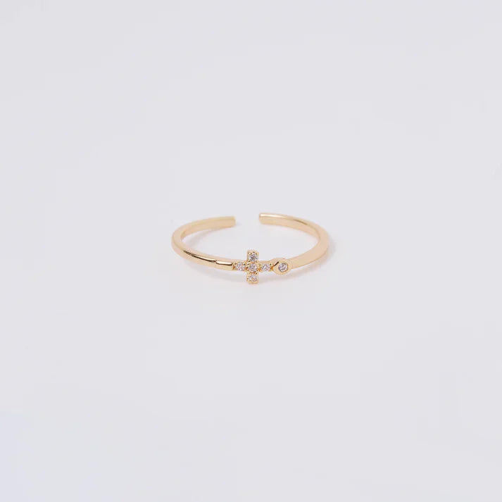 Faith Cross Ring